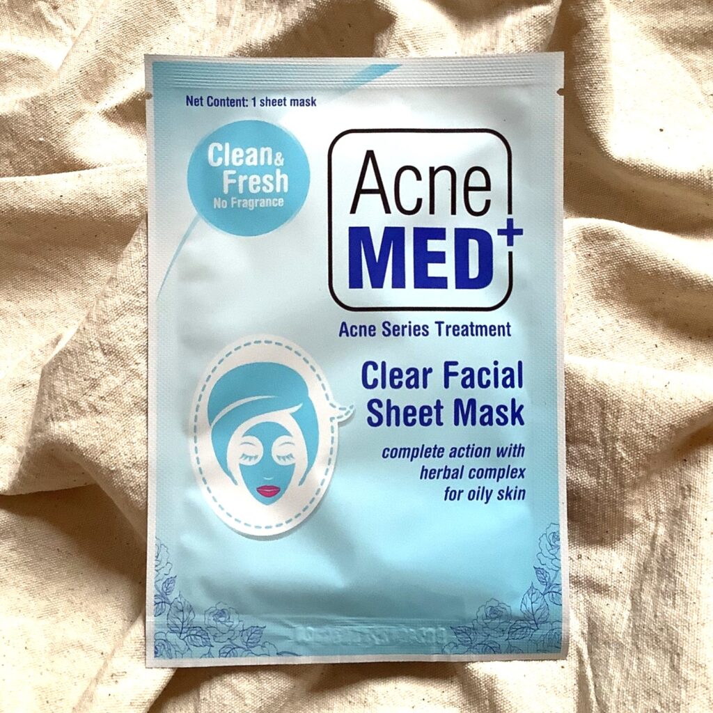 Acnemed Facial Sheet Mask Clear